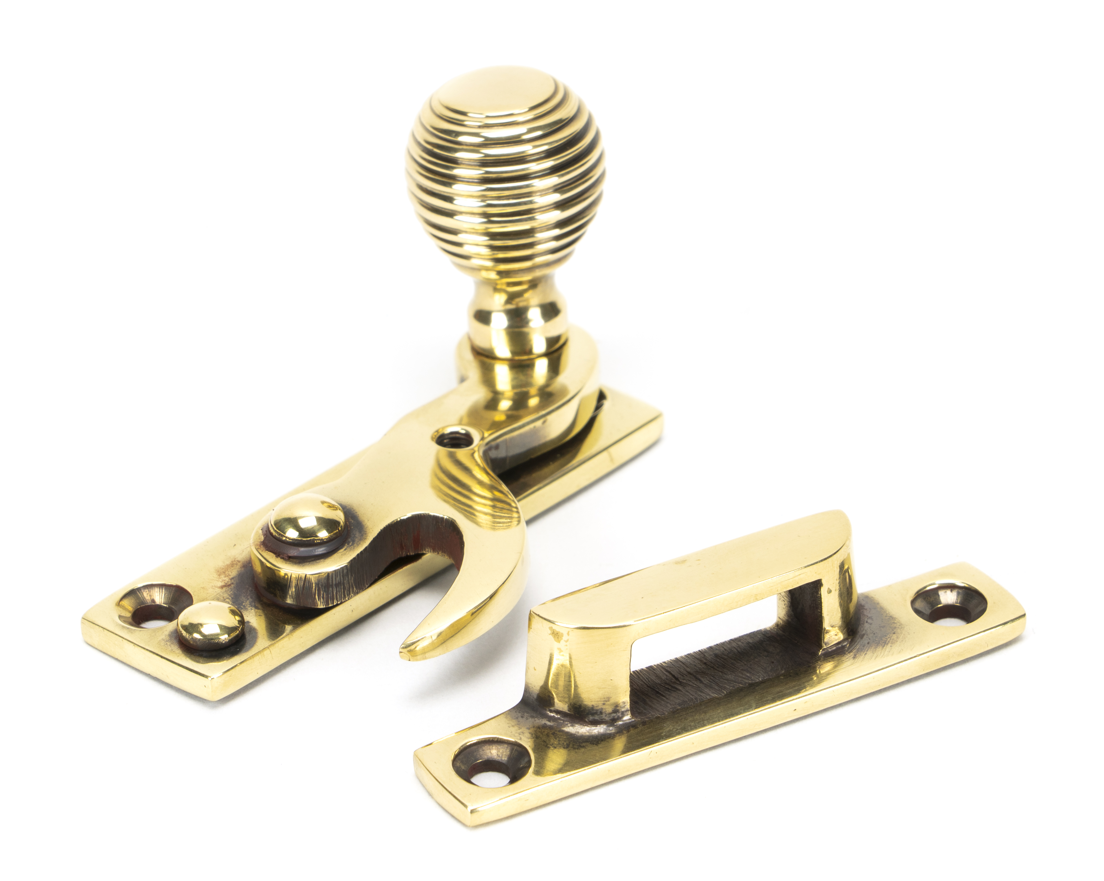 Anvil 45936 Aged Brass Beehive Sash Hook Fastener SIIS