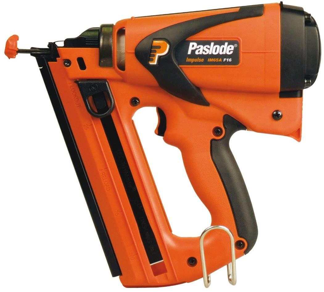 Paslode IM65A F16 Gas Finishing Brad Nailer Angled | SIIS