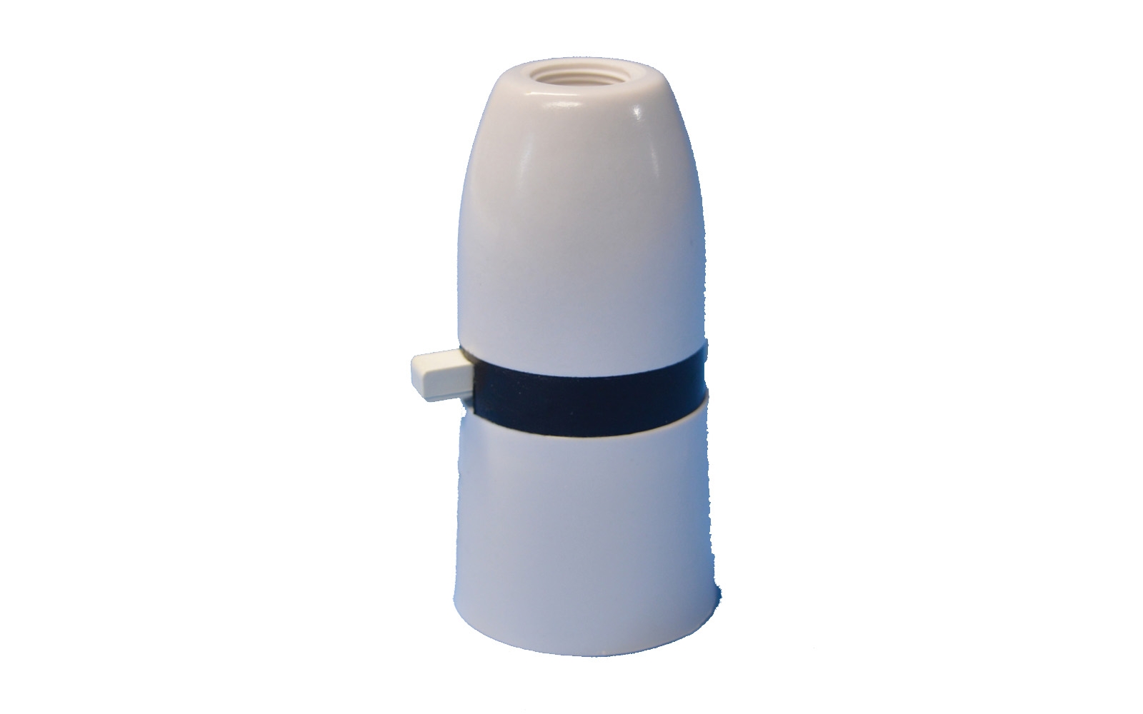 SparkPak E101 Unswitched Lampholder BC White | SIIS Ltd