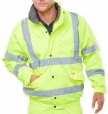 Beeswift CBJFLSY Hi-Vis Fleece Bomber Jacket Image 3 Thumbnail