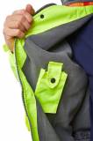 Beeswift CBJFLSY Hi-Vis Fleece Bomber Jacket Image 4 Thumbnail