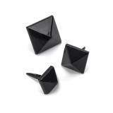 Black Pyramid Door Stud - Small Image 2 Thumbnail