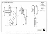 Beeswax Locking Monkeytail Fastener - RH Image 2 Thumbnail