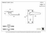 Black Oak Lever Lock Set Image 2 Thumbnail