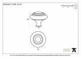 Beeswax Ringed Cabinet Knob - Small Image 4 Thumbnail