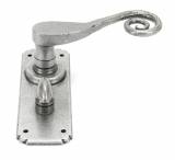 Pewter Monkeytail Lever Bathroom Set Image 4 Thumbnail