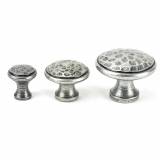 Pewter Hammered Cabinet Knob - Small Image 3 Thumbnail