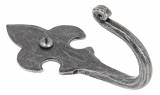 Pewter Fleur-De-Lys Coat Hook Image 1 Thumbnail