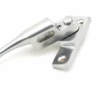 Satin Chrome Night-Vent Locking Peardrop Fastener - RH Image 3 Thumbnail