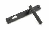 Matt Black Brompton Slimline Lever Espag. Lock Set Image 2 Thumbnail