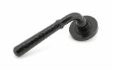 Black Hammered Newbury Lever on Rose Set (Plain Rose) Image 1 Thumbnail