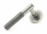 Pewter Brompton Lever on Rose Set (Plain Rose) Image 1 Thumbnail