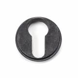 External Beeswax Round Euro Escutcheon (Square Rose) Image 4 Thumbnail