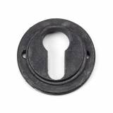 External Beeswax Round Euro Escutcheon (Square Rose) Image 5 Thumbnail