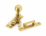 Polished Brass Beehive Sash Hook Fastener Image 1 Thumbnail