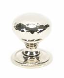 Polished Nickel Hammered Mushroom Cabinet Knob 32mm Image 1 Thumbnail