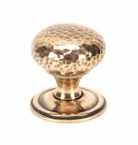 Polished Bronze Hammered Mushroom Cabinet Knob 38mm Image 1 Thumbnail