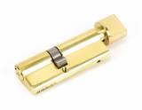 Lacquered Brass 35/45T 5pin Euro Cylinder/Thumbturn Image 1 Thumbnail