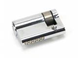 Polished Chrome 35/10 5pin Single Cylinder Image 1 Thumbnail