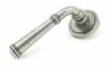 Pewter Regency Lever on Rose Set (Art Deco Rose) - Unsprung Image 1 Thumbnail