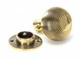 Anvil 83633H Aged Brass Heavy Beehive Mortice/Rim Knob Set Image 2 Thumbnail