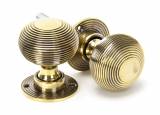 Anvil 83633H Aged Brass Heavy Beehive Mortice/Rim Knob Set Image 1 Thumbnail