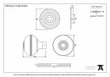 Polished Nickel 50mm Prestbury Mortice/Rim Knob Set Image 2 Thumbnail