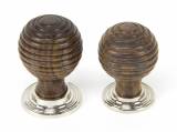 Rosewood and PN Beehive Cabinet Knob 35mm Image 3 Thumbnail