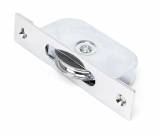 Polished Chrome Square Ended Sash Pulley 75kg Image 1 Thumbnail