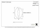 Polished Chrome Oval Escutcheon Image 2 Thumbnail