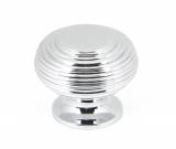 Polished Chrome Beehive Cabinet Knob 40mm Image 1 Thumbnail