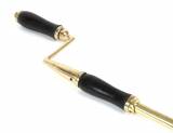 Lacquered Brass 1-2m Telescopic Window Winder Image 1 Thumbnail