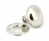 Polished Nickel 57mm Mushroom Mortice/Rim Knob Set Image 2 Thumbnail