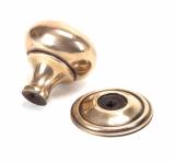 Polished Bronze Mushroom Cabinet Knob 38mm Image 2 Thumbnail