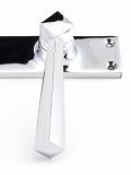 Polished Chrome Straight Lever Bathroom Set Image 4 Thumbnail