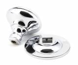 Polished Chrome Round Centre Door Knob Image 2 Thumbnail