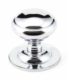 Polished Chrome Round Centre Door Knob Image 1 Thumbnail