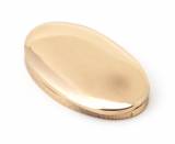 Polished Bronze Oval Escutcheon & Cover Image 1 Thumbnail