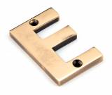 Polished Bronze Letter E Image 1 Thumbnail