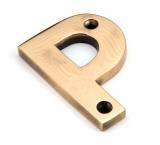 Polished Bronze Letter P Image 1 Thumbnail