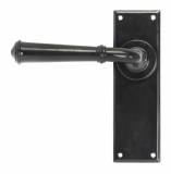 Black Regency Lever Latch Set Image 1 Thumbnail