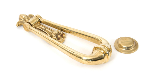 Added Polished Brass Loop Door Knocker To Basket