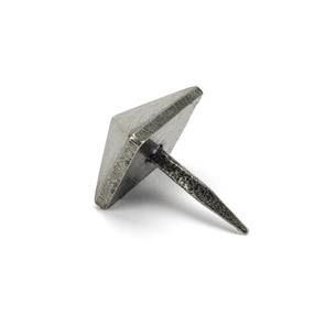 Added Pewter Pyramid Door Stud - Medium To Basket