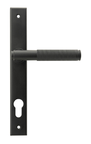 Added Matt Black Brompton Slimline Lever Espag. Lock Set To Basket