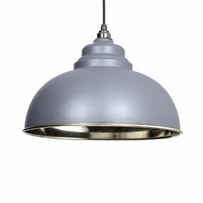 Added Dark Grey Smooth Nickel Harborne Pendant To Basket