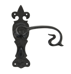 Added Black Curly Lever Bathroom Set To Basket