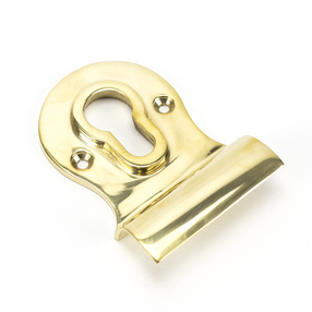 Added Polished Brass Euro Door Pull To Basket