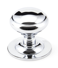 Added Polished Chrome Round Centre Door Knob To Basket