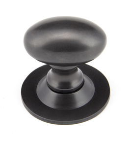 Added Aged Bronze Oval Cabinet Knob 33mm To Basket