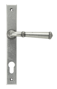 Added Pewter Regency Slimline Lever Espag. Lock Set To Basket